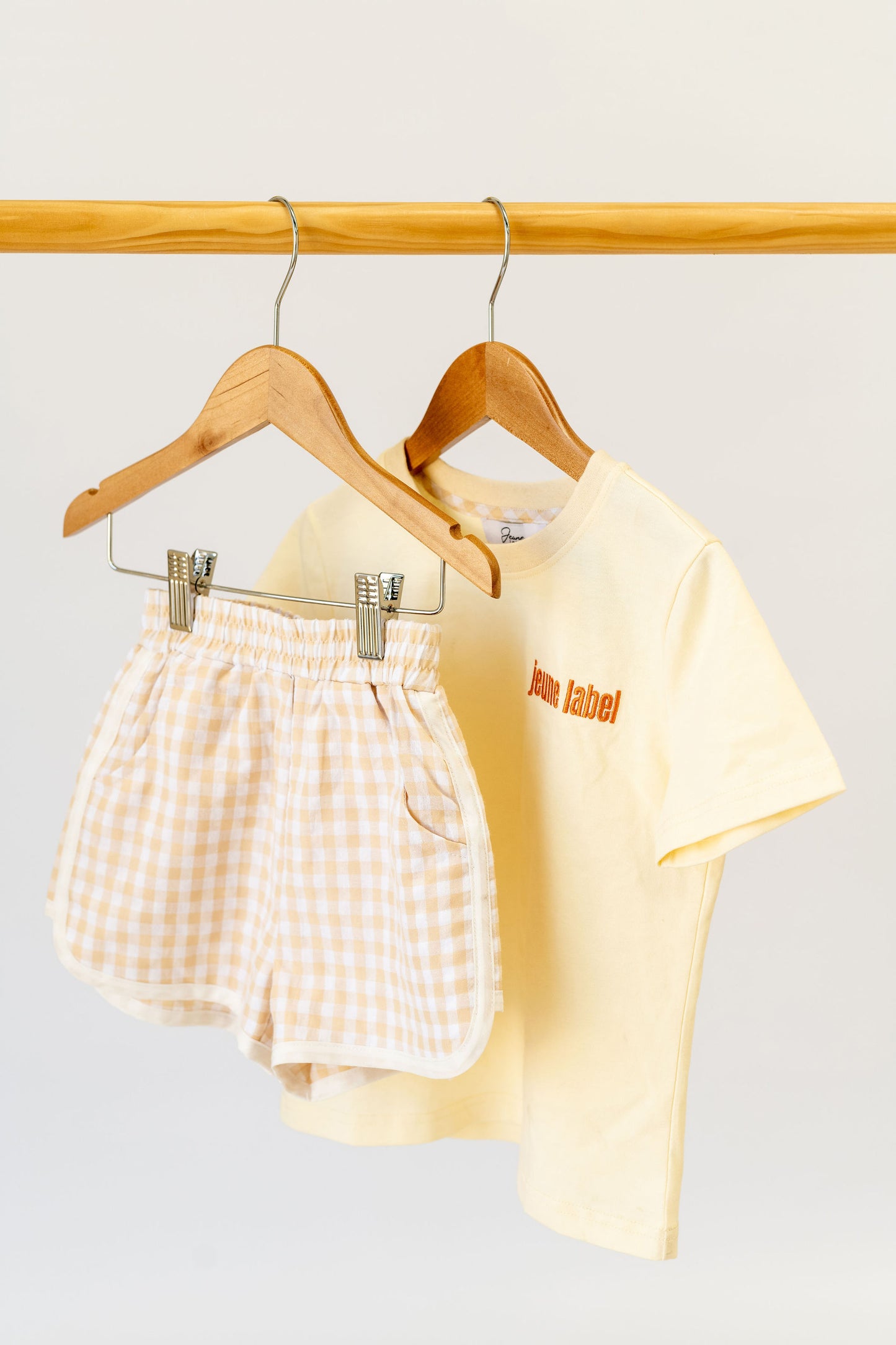 Billy Cream Boy Gingham  Shorts