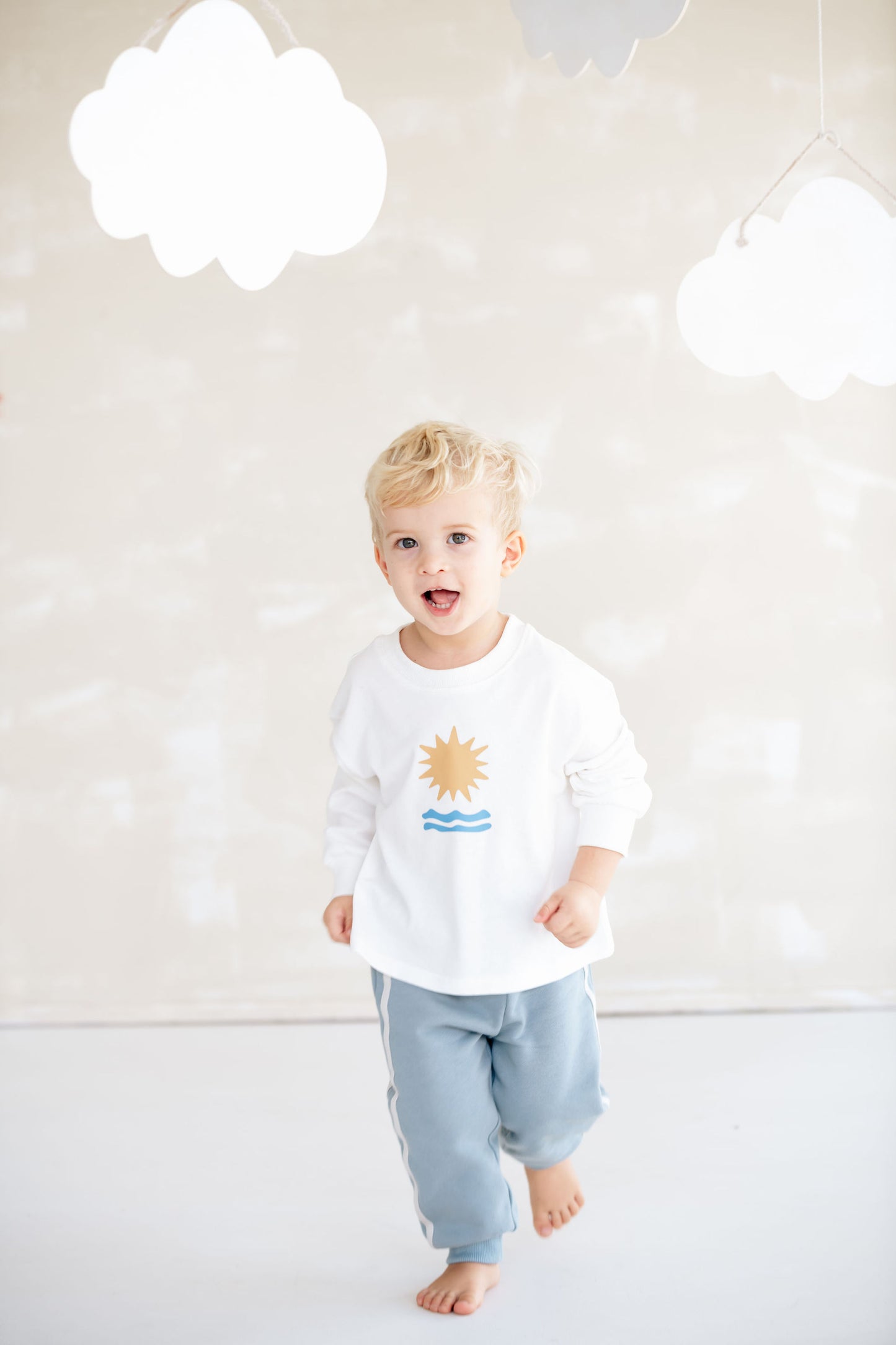 Sonny Graphic Boy Long Sleeve Cotton Top