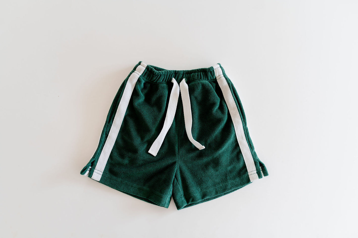 Seamoss Green terry towelling Boys Shorts